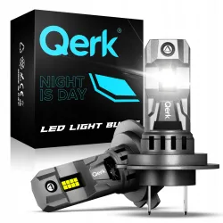 Żarówki LED H7 Qerk Q11 1 DO 1 WIĘCEJ ŚWIATŁA CAN RETROFIT IDEALNIE DOPASOWANE - kpl. Żarówki LED H7 Qerk Q11 1 DO 1 WIĘCEJ ŚWIATŁA CAN RETROFIT IDEALNIE DOPASOWANE - kpl.